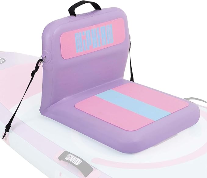 Niphean Inflatable Kayak Seat with Back Support, Sturdy Paddle Board Seat for Inflatable Boards, Canoe Seat, Boat Seat, SUP Seat, Supportive Kayak Seats with Back Support for Versatile Use