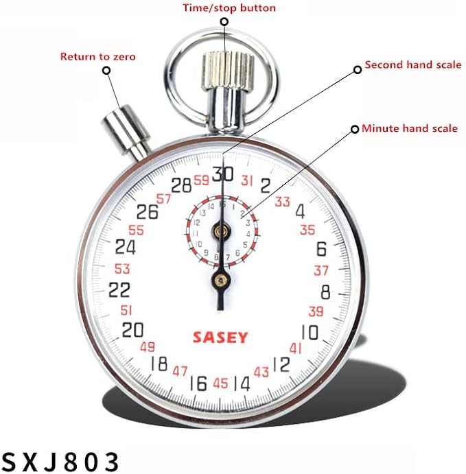 Mechanical Stop Watch Sports Chronograph Running Timer Handheld Stopwatch (SXJ803)