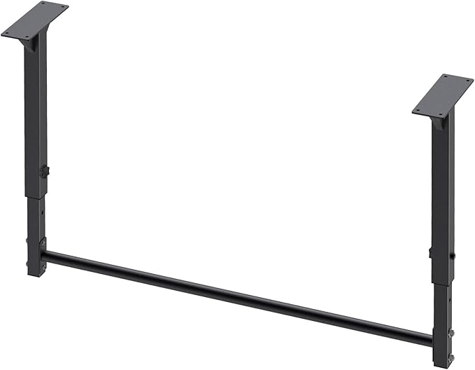 Kipika 48" Ceiling Mounted Pull Up Bar, Heavy Duty Multi-Grip Chin Up Bar,Mounted Pull Up Bar, Adjustable Height, Pull Up Bands for Chin Ups & Body Stretching, Ideal for Home Gym and Strength Training