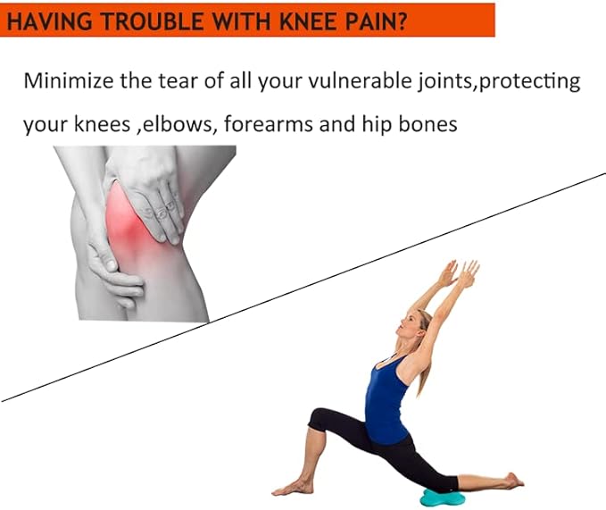 Yoga Knee Pad Cushion Extra Thick for Knees Elbows Wrist Hands Head Foam Yoga Pilates Work Out Kneeling pad