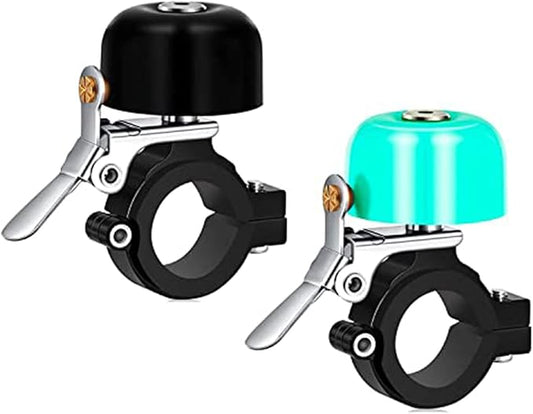 Greallthy Bike Bell Classic Brass Bicycle Bell,Bike Bells for Adults Kids,Loud Sound Bells Fit for 0.87-1.25in/22.2-31.8mm Bicycle Handlebars,Road Mountain Bike Accessories.