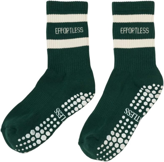 Crew Half Calf Grip Socks, Cutest Fruits Pilates Socks, Ruffle socks, Non-Slip, Barre Yoga Fitness