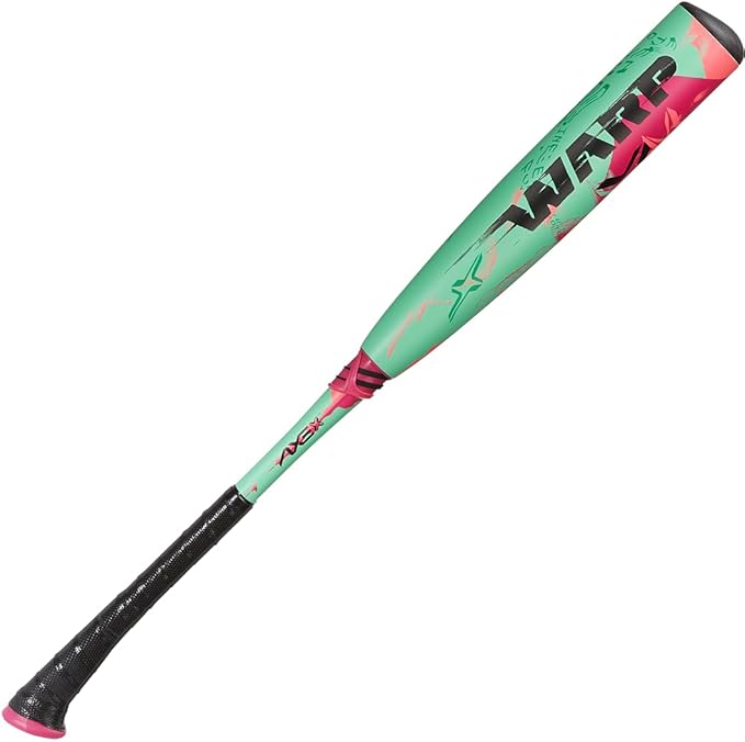 Axe | Warp | USSSA Youth Baseball Bat | Drop -10/-8/-5 | 3-Piece Composite | 2 3/4" Barrel | Green/Pink
