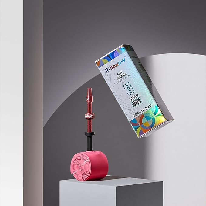 RIDENOWTECH TPU Inner Tube 700C x 18-32C / 32-47C with Metal Presta Valve, Removable Valve Cores for Road & Gravel