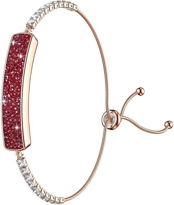 Smart Bracelet for Women 5ATM Waterproof Fitness Tracker with Heart Rate/Blood Oxygen/HRV/Sleep Monitor/Female Menstrual Cycle Activity Tracking Fashion Diamond Bracelet with 2 Bands