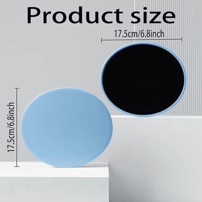 4Pcs Dual Sided Gliding Discs Core Sliders Ultimate Core Ab Fitness Trainer. Leg Exercise Gear for Gym, Home, Yoga, Pilates | Strengthen Abdomen, Burn Fat, Improve Balance