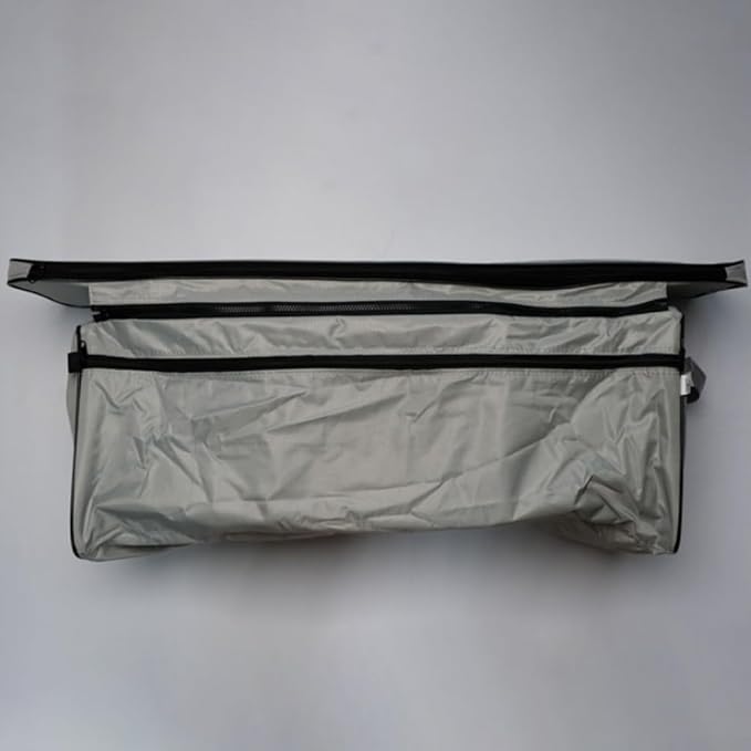 Inflatable Boat Bench Seat Cushion And Detachable Seat Bag, Bench Seat Cover 420D Oxford Seat Storage Bag For Kayak Inflatable Boat(Black 95cm)