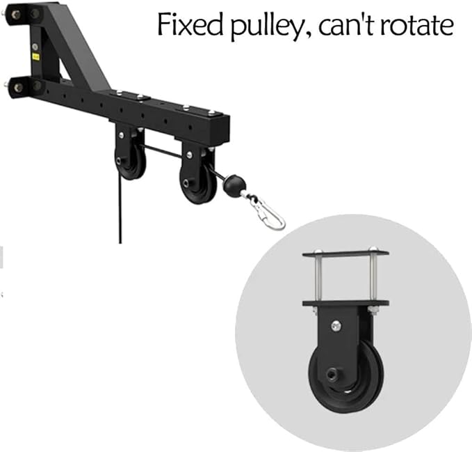 Ipanda Forearm Wrist Trainer, Tricep Workout Machine Wall-Mounted Cable Pulley System for LAT Pull Downs, Tricep Pull Downs, Forearm Home Gym Equipment