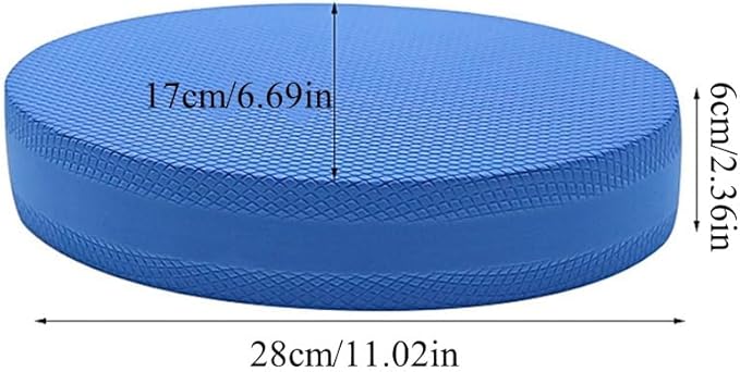 3PCS Foam Balance Pad Blue Foam Balance Exercise Cushion for Therapy, Yoga, Non-Slip, Water-Resistant Pilates Stability Trainer Pad