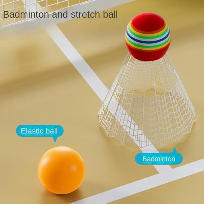 Racket Tennis for Children Outdoor Sports Badminton Racket Kindergarten Toy Set for 3-12years Old Badminton Sets for Backyards Baby Tennis Racket Parent Child Outdoor Game Toys Portable Badminton Set