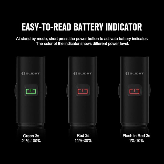 OLIGHT RN 400 LED Bike Lights, 400 Lumens USB Type-C Rechargeable Front Light, IPX7 Waterproof Bicycle Headlight for Road Urban Cyclists Black