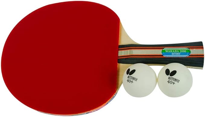 Butterfly Wakaba Shakehand Table Tennis Racket | Japan Series | Outstanding Control with Reliable Speed and Spin | Recommended for Beginning Level Players
