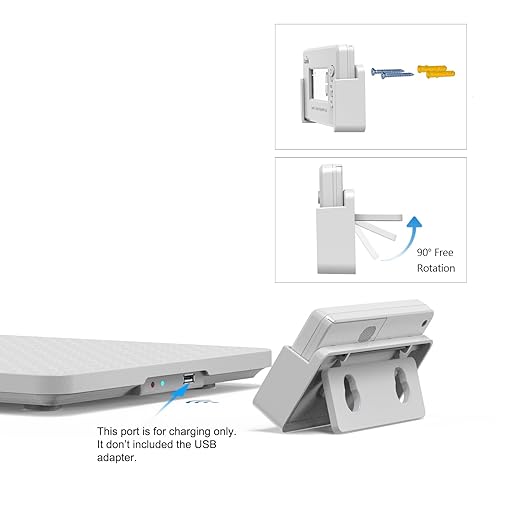 Medical Grade Floor Scale,Ultra Thin Portable Medical Scales for Body Weight,440lbs Heavy Duty Limit for Home, Office,Hospital&Physician Use,with an Easy to Read LCD Display,White
