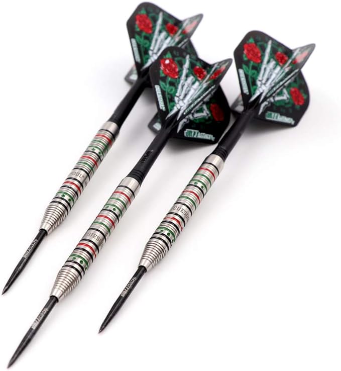 CUESOUL Jazz-Metal 21g/23g/25g 90% Tungsten Steel Tip Dart Set with Integrated Dart Shafts and Dart Flights