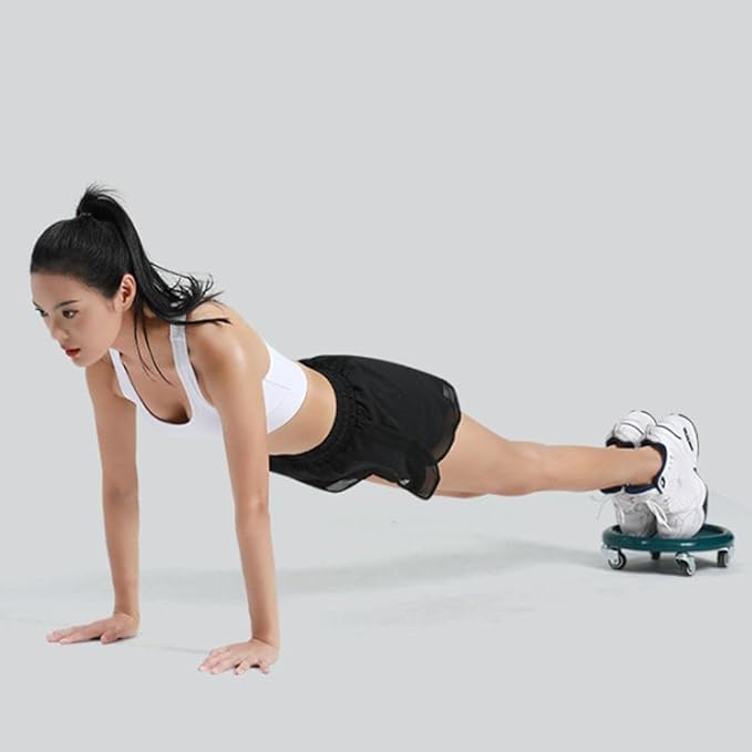 Ab Roller Wheel, Women's Multifunctional Abdominal Wheel Board with Mat, 360° Rotating, for Full Body Fat Burning Tummy Weight Control Gym or at Home Workout Equipment