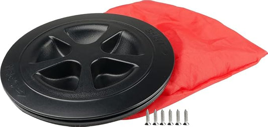 SEAFLO Deck Plate Hatch for Marine Boat Kayak Choose Size, Color and Storage Bag