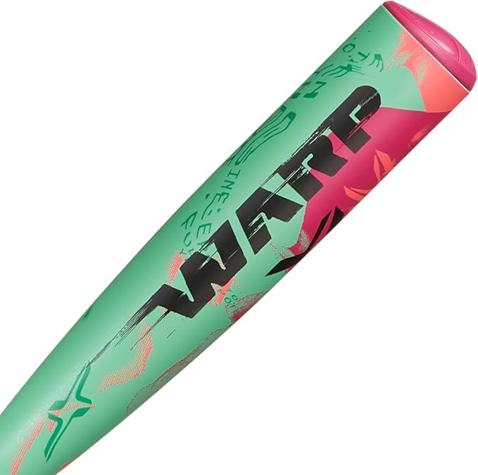Axe | Warp | USSSA Youth Baseball Bat | Drop -10/-8/-5 | 3-Piece Composite | 2 3/4" Barrel | Green/Pink