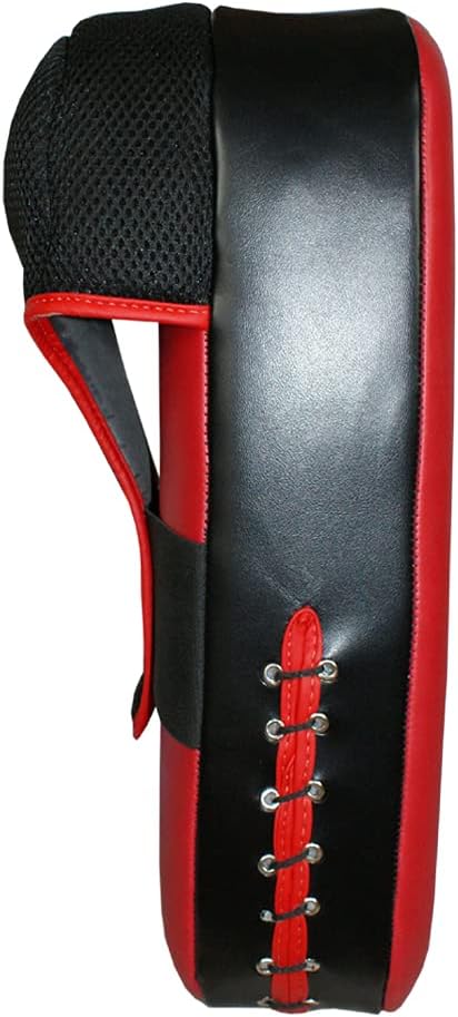 Muay Thai Kick Pads – Durable Kickboxing Strike Shield for MMA, Karate & Boxing | Multi-Layer Foam Padding, Adjustable Straps | Sold as Single Pad or Pair