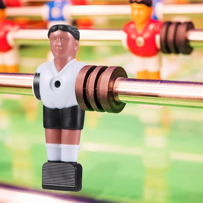 BESPORTBLE Foosball Men, 16Pcs Foosball Replacement Players Foosball Men Player Replacement Table Soccer Player Foosball Table Parts