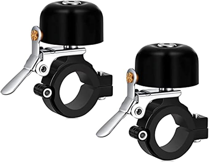 Greallthy Bike Bell Classic Brass Bicycle Bell,Bike Bells for Adults Kids,Loud Sound Bells Fit for 0.87-1.25in/22.2-31.8mm Bicycle Handlebars,Road Mountain Bike Accessories.