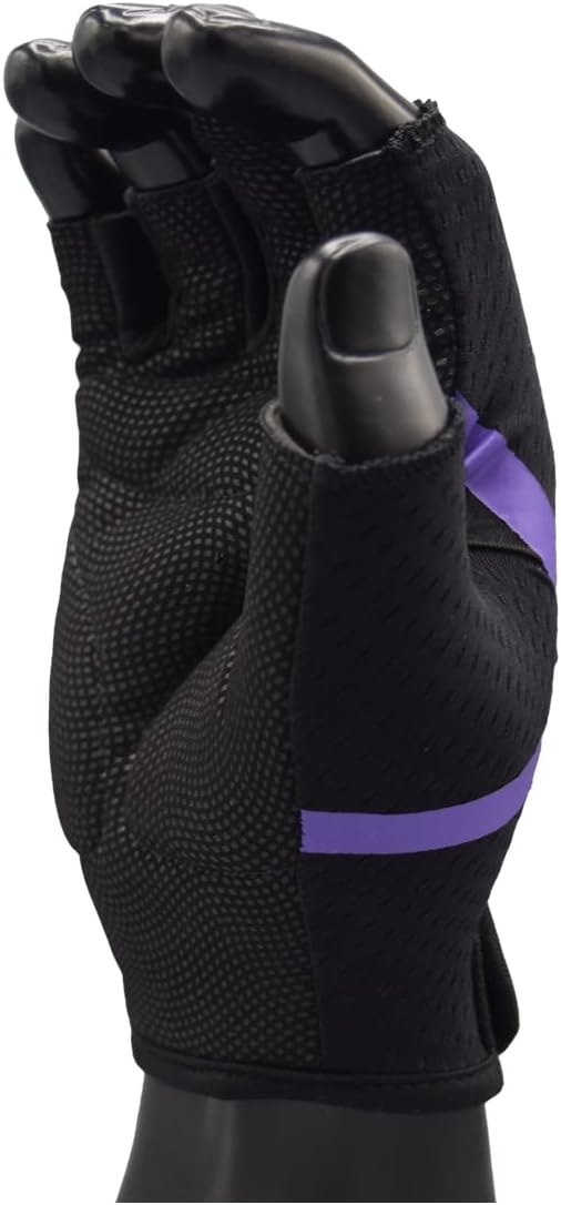 MRX Weight Lifting Gloves for Women Breathable Workout Gloves Anti Slip Padded Shock-Absorbing Extra Grip Palm Protection Half Finger Exercise Gloves for Gym, Cycling, Training, Weightlifting