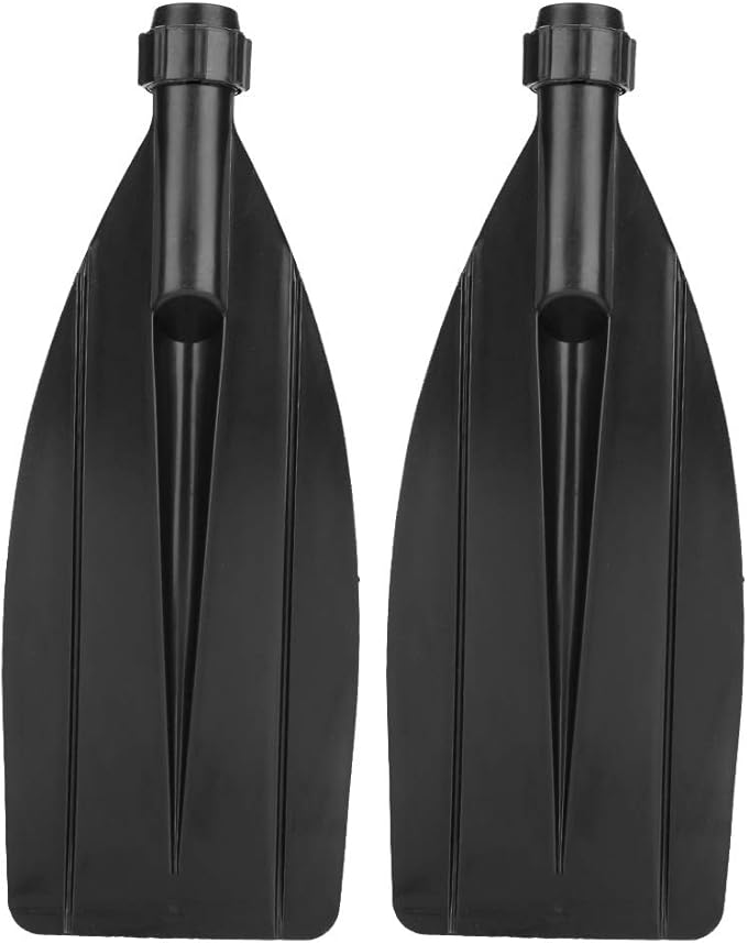 1 Pair, Blade Leaf Oar Replacement Kayak Paddle Replacement Kayak Canoe Paddle Replacement,Paddle Parts Accessories Black