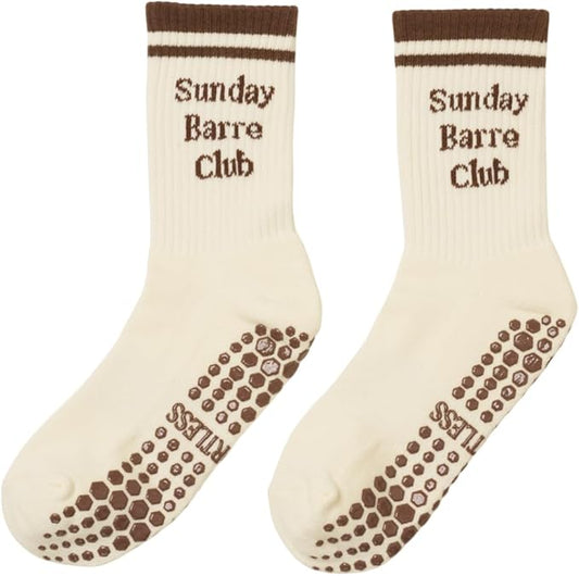 Crew Half Calf Grip Socks, Cutest Fruits Pilates Socks, Ruffle socks, Non-Slip, Barre Yoga Fitness