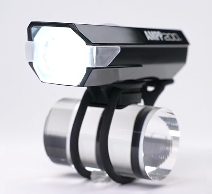 CATEYE AMPP USB Rechargeable Bike Light – High Visibility Super Bright OptiCube™ Headlight for Commuters, Road Cyclists & Mountain Bikers, Day & Night Riding Modes, IPX4 Waterproof, Tough & Durable