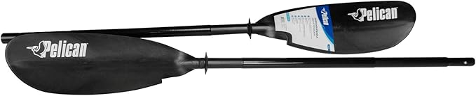 Pelican - Poseidon Paddle - Aluminum Shaft with Reinforced Fiberglass Blades - Lightweight, Adjustable Kayaks Paddles - Perfect for Kayaking Boating