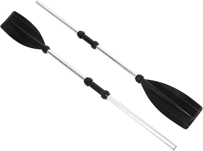 Gonetre 125CM/49.2In Detachable Afloat Oars Aluminum Alloy Paddles Dual End Portable for Boat Kayak Raft Canoe 52 * 18 * 8*CM Other Means of Transportation