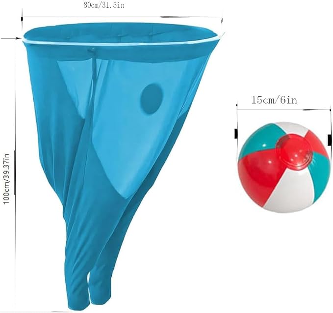 Granny Pants Yard Game Set - Giant Outdoor Party Game with 8 Bouncy Balls and Pump，Fun Family Reunion & Adult Yard Games for Groups