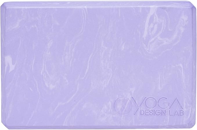 YOGA DESIGN LAB | THE BLOCK | Premium, Colorful, Eco Yoga Block | Printed Non Slip Grip Designed to Improve Your Practice | Travel Friendly