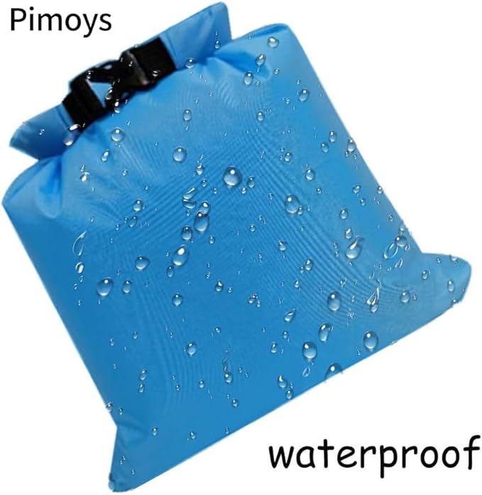 Pimoys 6 Pack Waterproof Dry Bags, Lightweight Outdoor Dry Sacks Ultimate Dry Bags for Kayaking Rafting Boating Camping (1.5L, 2.5L, 3L, 3.5L, 5L, 8L)