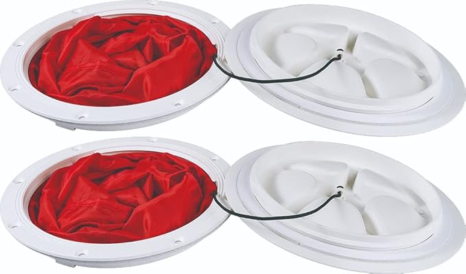SEAFLO Deck Plate Hatch for Marine Boat Kayak Choose Size, Color and Storage Bag
