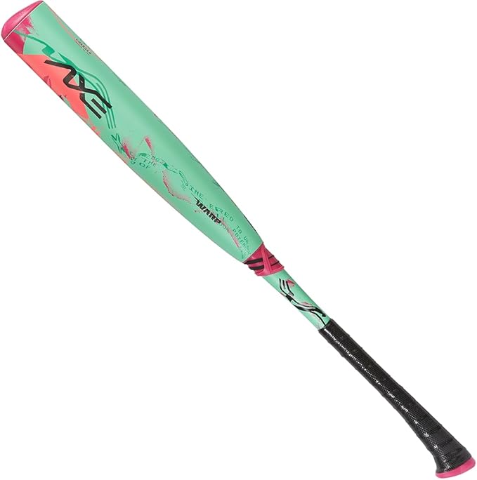 Axe | Warp | USSSA Youth Baseball Bat | Drop -10/-8/-5 | 3-Piece Composite | 2 3/4" Barrel | Green/Pink