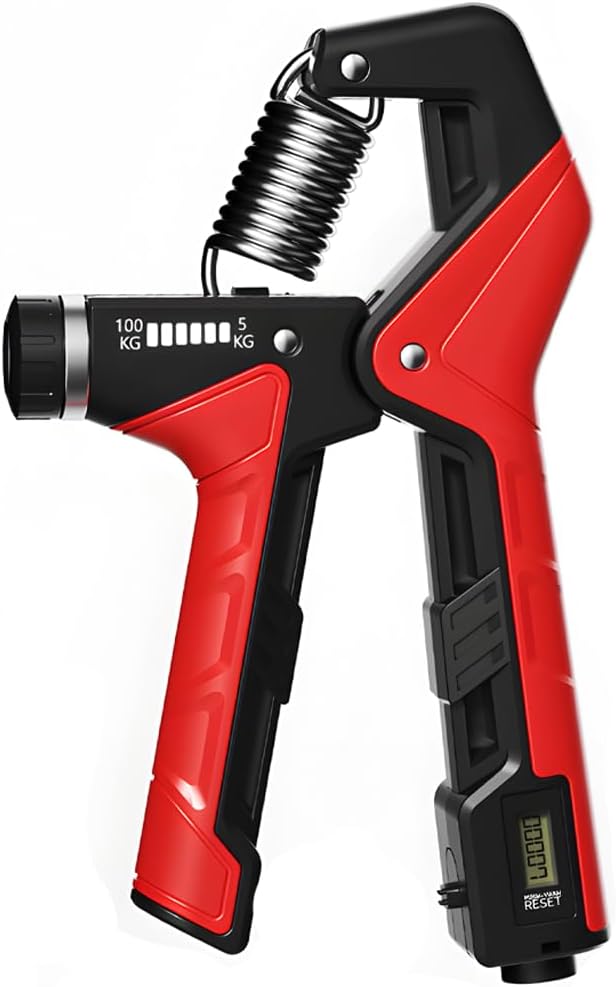 Hand Strengthener，Grip Strengthener Forearm，Hand Grip Strengthener with Adjustable Resistance 11-220Lbs(5-100KG)，Forearm Strengthener, Hand Exerciser for Muscle Building and Injury Recover