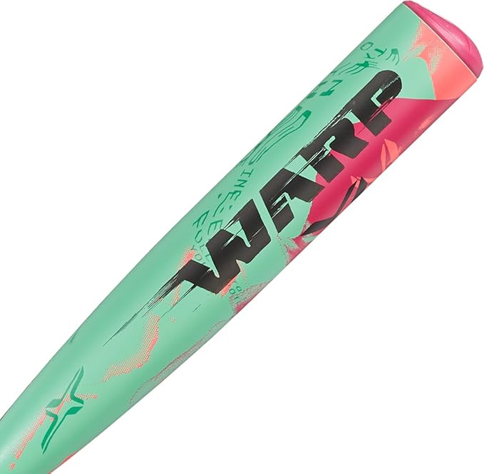 Axe | Warp | USSSA Youth Baseball Bat | Drop -10/-8/-5 | 3-Piece Composite | 2 3/4" Barrel | Green/Pink