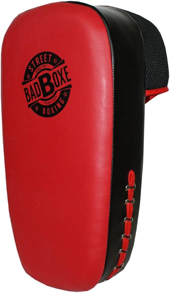 Muay Thai Kick Pads – Durable Kickboxing Strike Shield for MMA, Karate & Boxing | Multi-Layer Foam Padding, Adjustable Straps | Sold as Single Pad or Pair