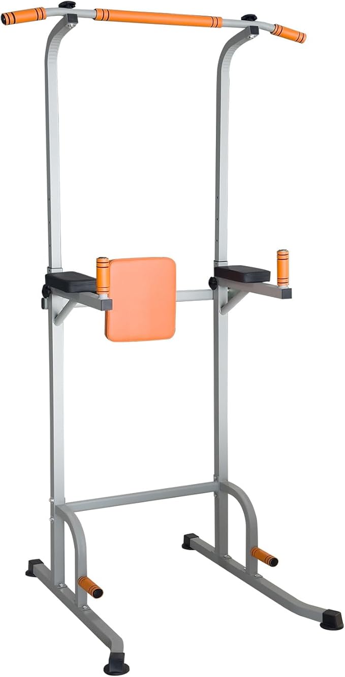 Power Tower Pull Up Bar Dip Station Dip Stand Multi-Function Home Gym Strength Training Fitness Equipment