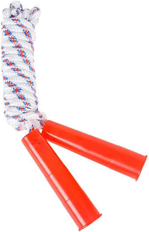 The Dreidel Company Durable Jump Ropes for Kids, Nylon with Plastic Handles, Indoor & Outdoor Skipping Activity, Party Favors, 84"