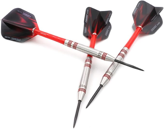 CUESOUL Professional Tungsten Steel Tip Dart Set 85% Tungsten 22g/24g/26g-Glory Series