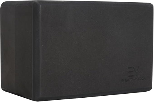 𝗘𝘃𝗲𝗿𝘆𝗱𝗮𝘆 𝗬𝗼𝗴𝗮 Foam Block with Soft Non-Slip Surface for Stability, Balance, and Deepen Stretches - Ideal for Yoga, Pilates, and Meditation Accessories (Sold Singular)