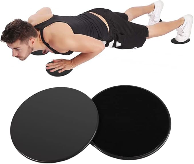 Sliders for Working Out 4 Exercise Sliders Core Exercise Sliders Dual Sided Disks for Abdominal Exercise, Strengthen Core, Glutes, Abs, Fitness Equipment