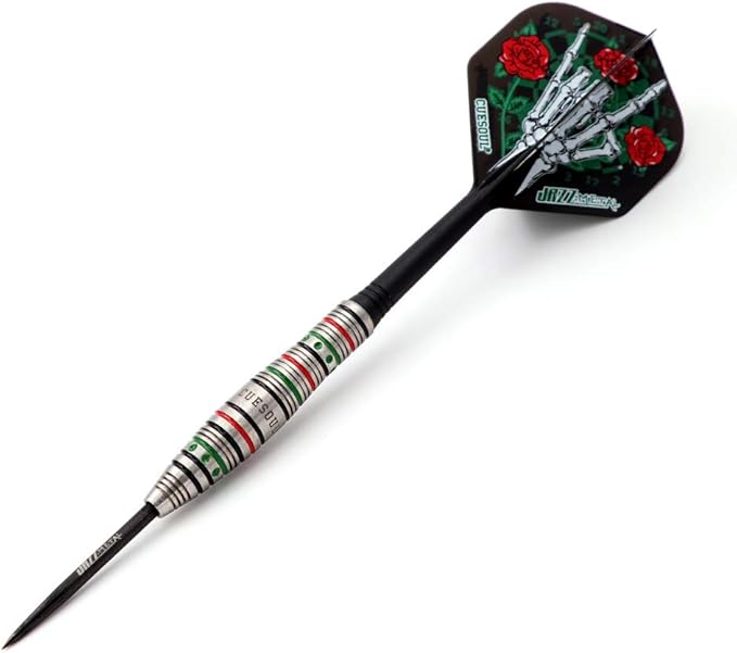 CUESOUL Jazz-Metal 21g/23g/25g 90% Tungsten Steel Tip Dart Set with Integrated Dart Shafts and Dart Flights