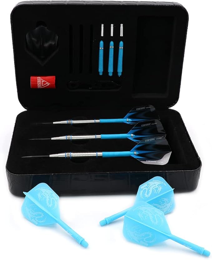 CUESOUL Professional Tungsten Steel Tip Dart Set 85% Tungsten 22g/24g/26g-Glory Series