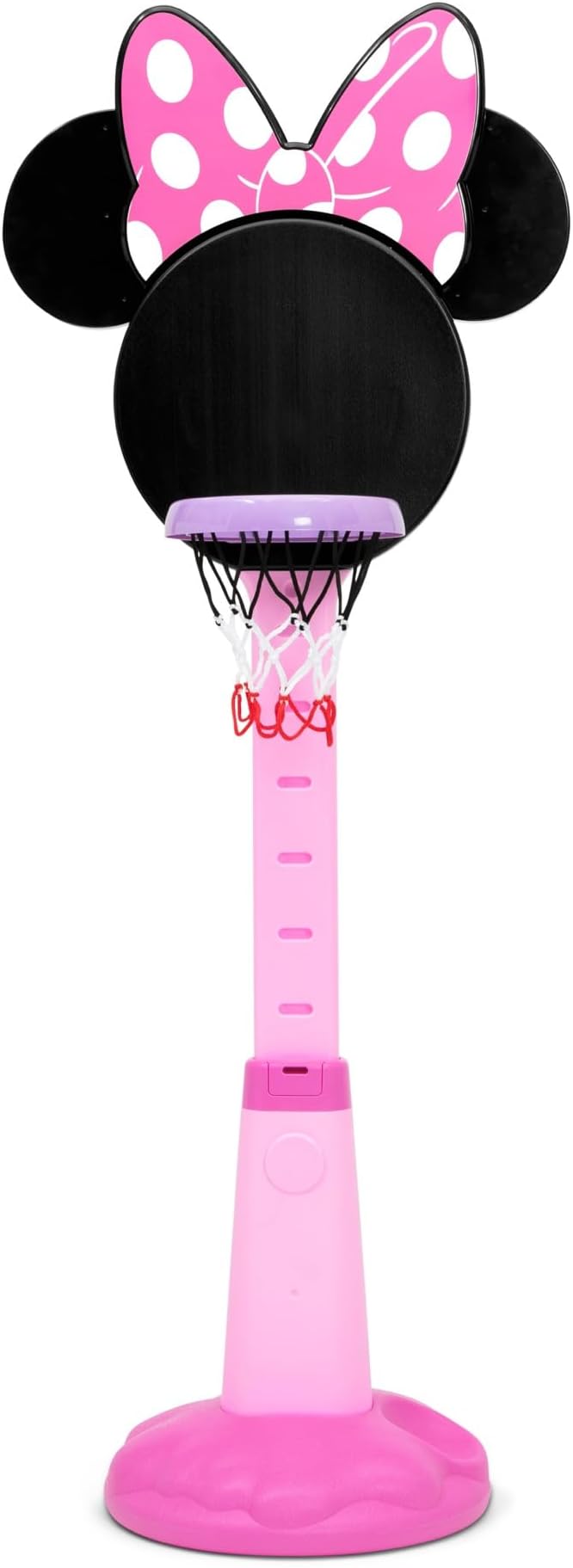 Minnie Mouse Plastic Basketball Set by Delta Children – Includes Basketball Hoop, 1 Basketball and Ball Pump