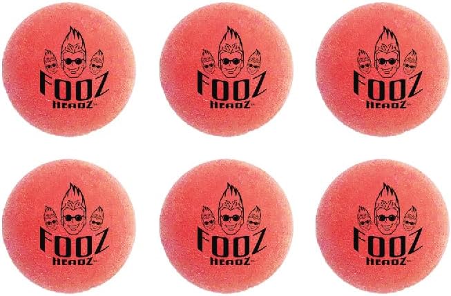 Foosballs Professional Tournament Quality - Just Like The Pros Use, Official Regulation Size - Set of 6 Foosball Balls