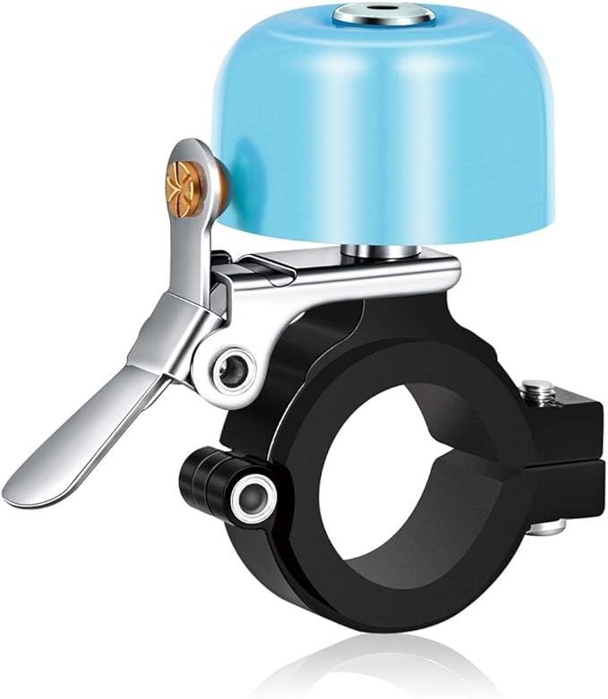 Greallthy Bike Bell Classic Brass Bicycle Bell,Bike Bells for Adults Kids,Loud Sound Bells Fit for 0.87-1.25in/22.2-31.8mm Bicycle Handlebars,Road Mountain Bike Accessories.