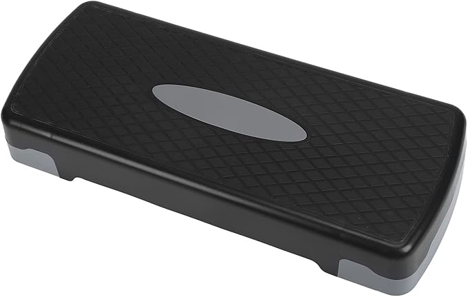 Generic Exercise Step Platform, Anti-Slip Plastic Adjustable Yoga Aerobic Step Platform for Home Gym