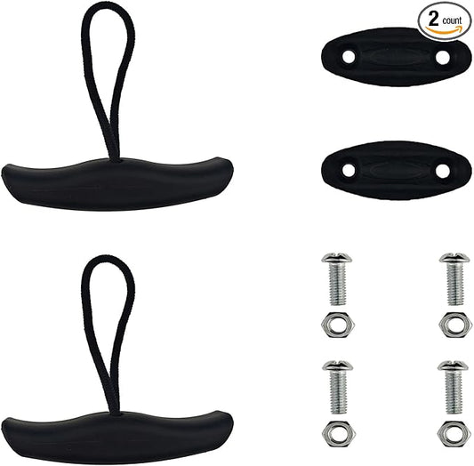 2/4/8 Pack Kayak Handles Replacement Kayak Accessories with Cord and Pad Eyes Screws